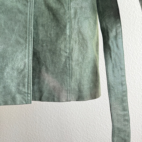 VINTAGE leather trench coat - Picture 7 of 7